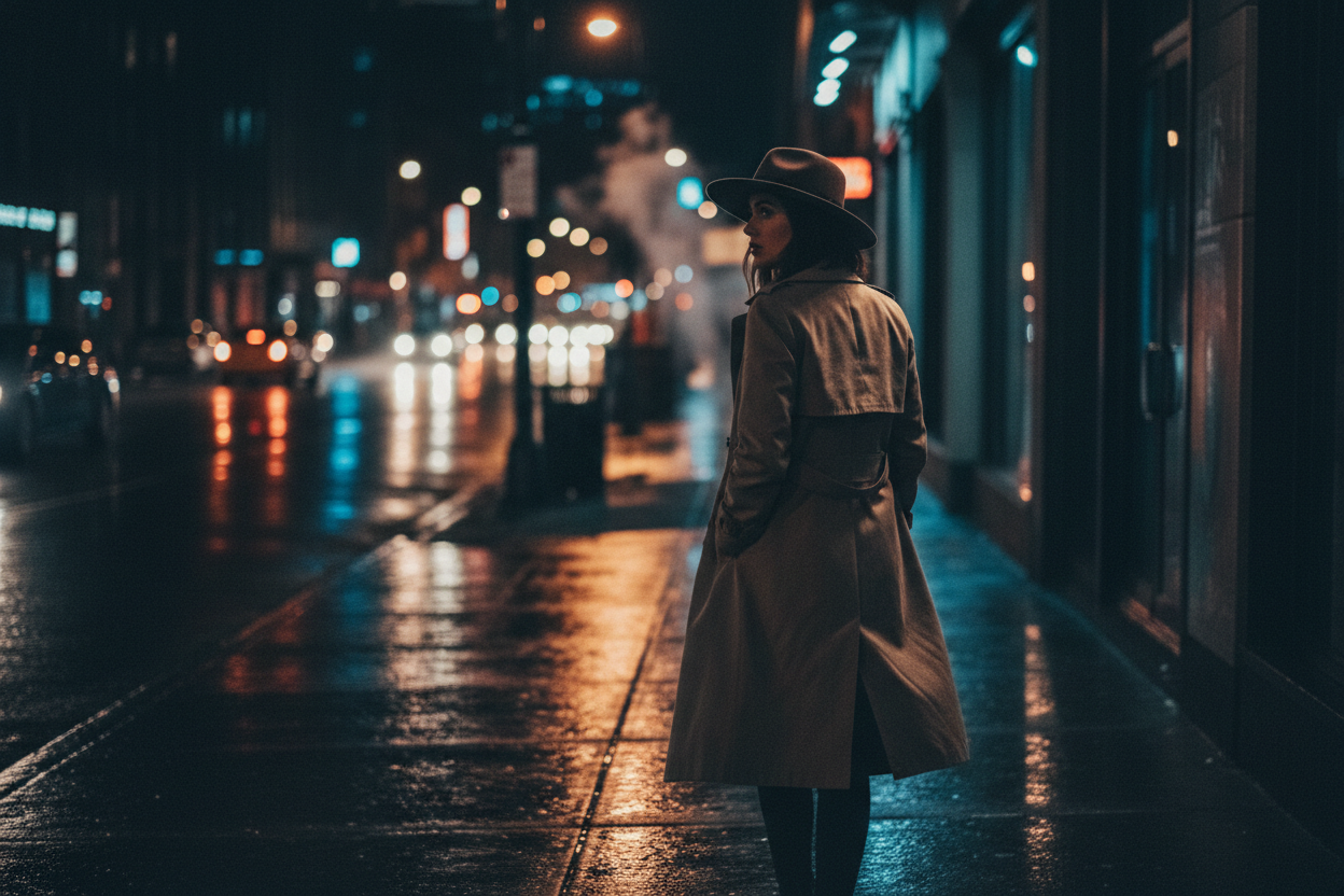 Urban - Woman Walking Alone